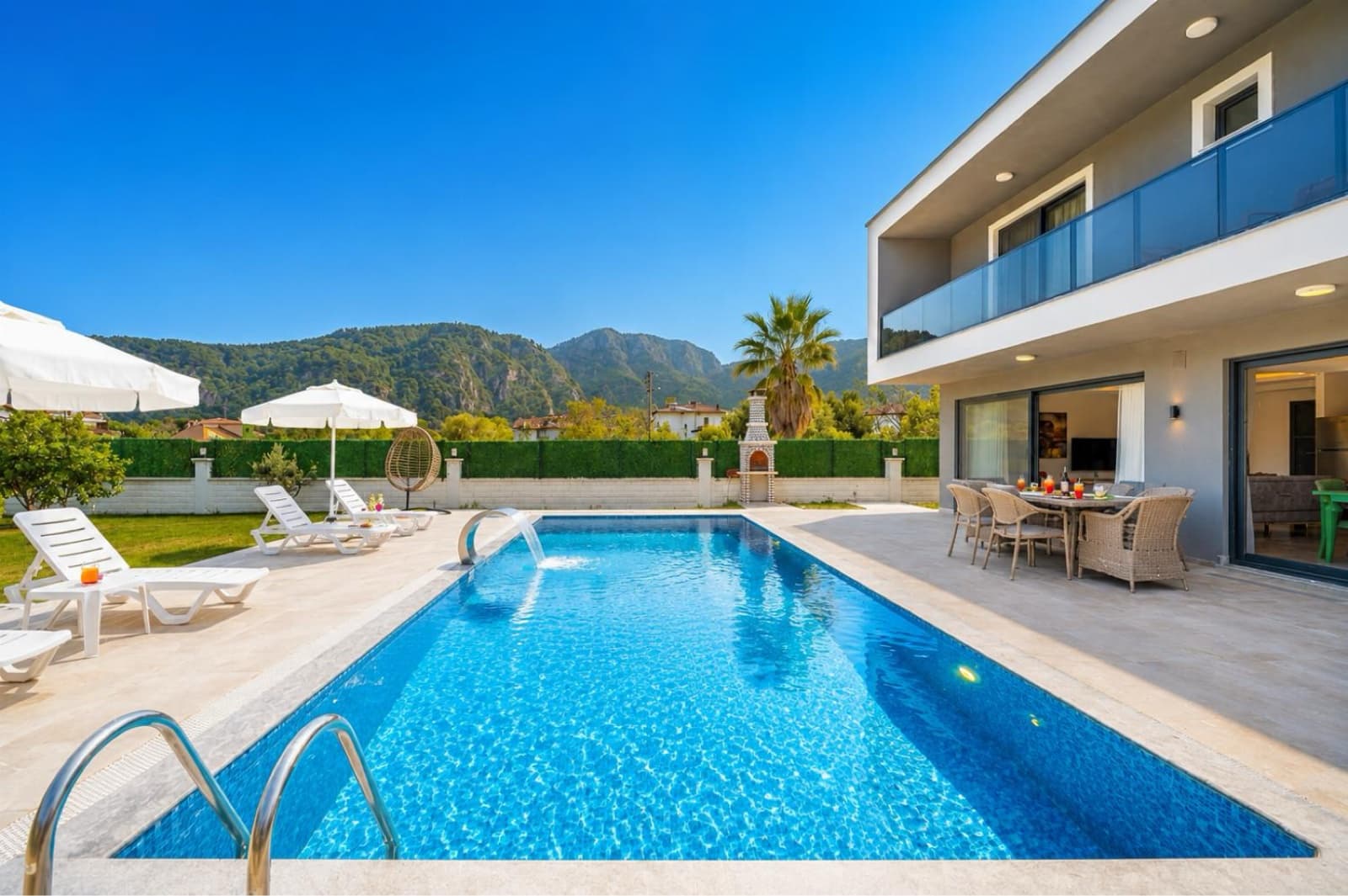 Dalyan da Doğa Manzaralı 8 Kişilik Villa - 2